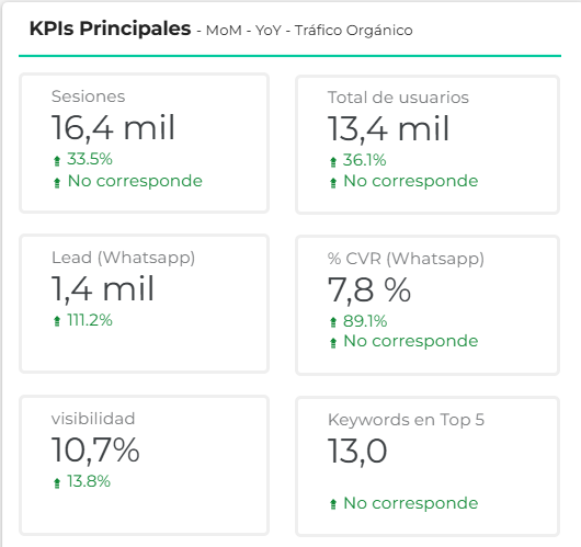 Panel de seguimiento de leads de HatumSEO Internacional